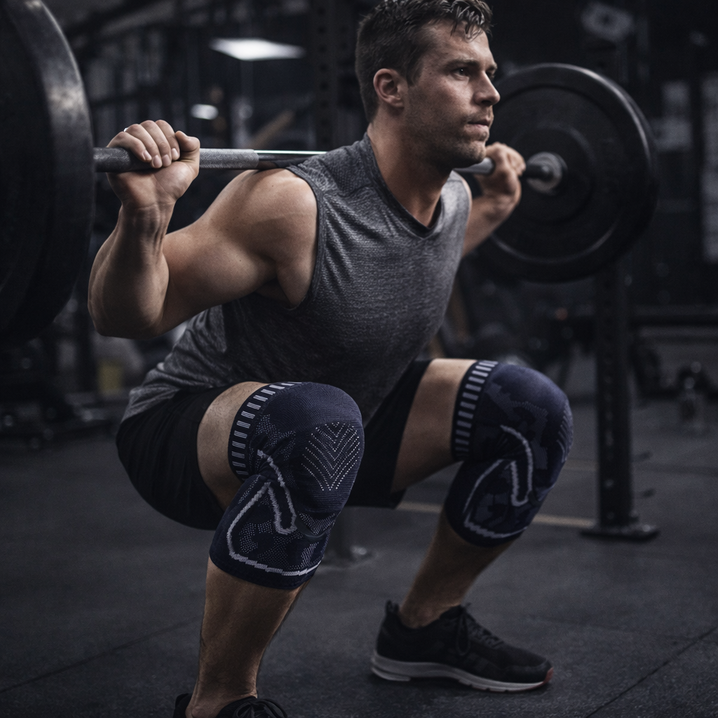 Rodillera Deportiva de Compresión 3D con Gel Antimpacto