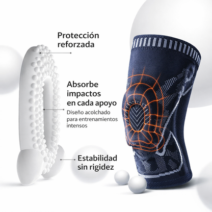 Rodillera Deportiva de Compresión 3D con Gel Antimpacto